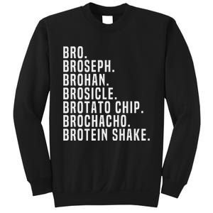 Bro Broseph Broham Gym Workout Weightlifting Fitness Sweatshirt