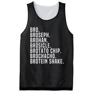 Bro Broseph Broham Gym Workout Weightlifting Fitness Mesh Reversible Basketball Jersey Tank