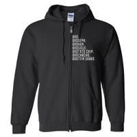 Bro Broseph Broham Gym Workout Weightlifting Fitness Full Zip Hoodie