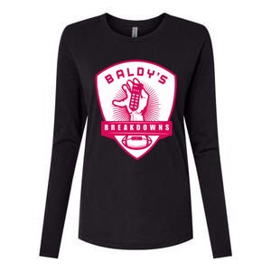 BaldyS Breakdowns Womens Cotton Relaxed Long Sleeve T-Shirt