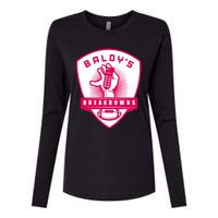 BaldyS Breakdowns Womens Cotton Relaxed Long Sleeve T-Shirt