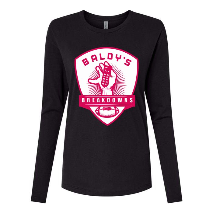 BaldyS Breakdowns Womens Cotton Relaxed Long Sleeve T-Shirt