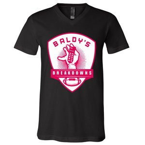 BaldyS Breakdowns V-Neck T-Shirt