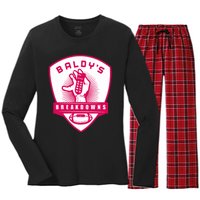 BaldyS Breakdowns Women's Long Sleeve Flannel Pajama Set 