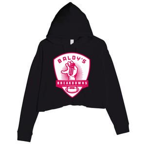 BaldyS Breakdowns Crop Fleece Hoodie