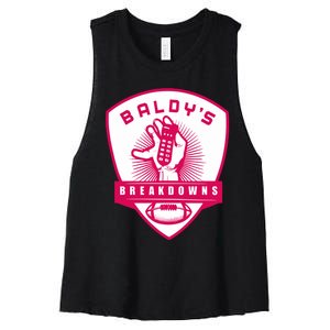 BaldyS Breakdowns Women's Racerback Cropped Tank