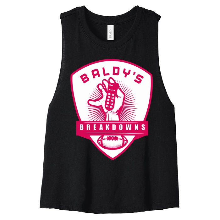 BaldyS Breakdowns Women's Racerback Cropped Tank