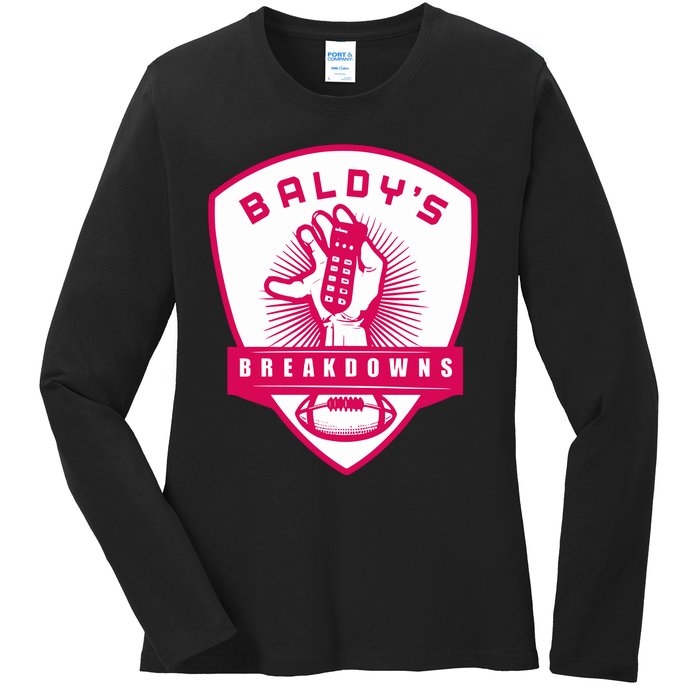 BaldyS Breakdowns Ladies Long Sleeve Shirt