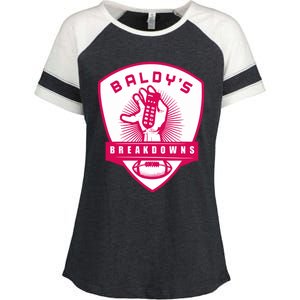 BaldyS Breakdowns Enza Ladies Jersey Colorblock Tee