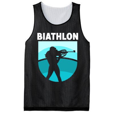 Biathlon Biathlete Biathlons Sports Mesh Reversible Basketball Jersey Tank