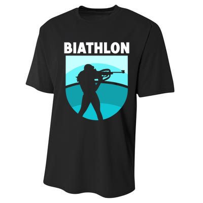 Biathlon Biathlete Biathlons Sports Performance Sprint T-Shirt