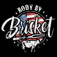 Body By Brisket USA Flag Patriotic Barbeque 4th of July Drawstring Bag