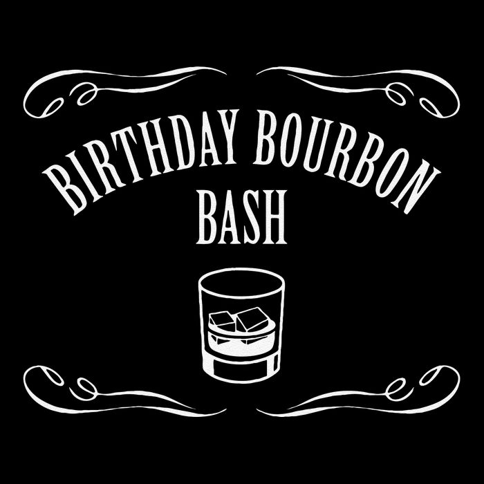 Birthday Bourbon Bash Featuring Whiskey Glass 16 in Basic Backpack