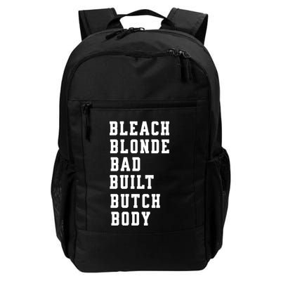 Bleach Blonde Bad Built Butch Body Daily Commute Backpack