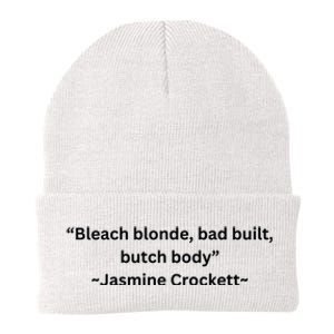 Bleach Blond Bad Built Butch Body Knit Cap Winter Beanie