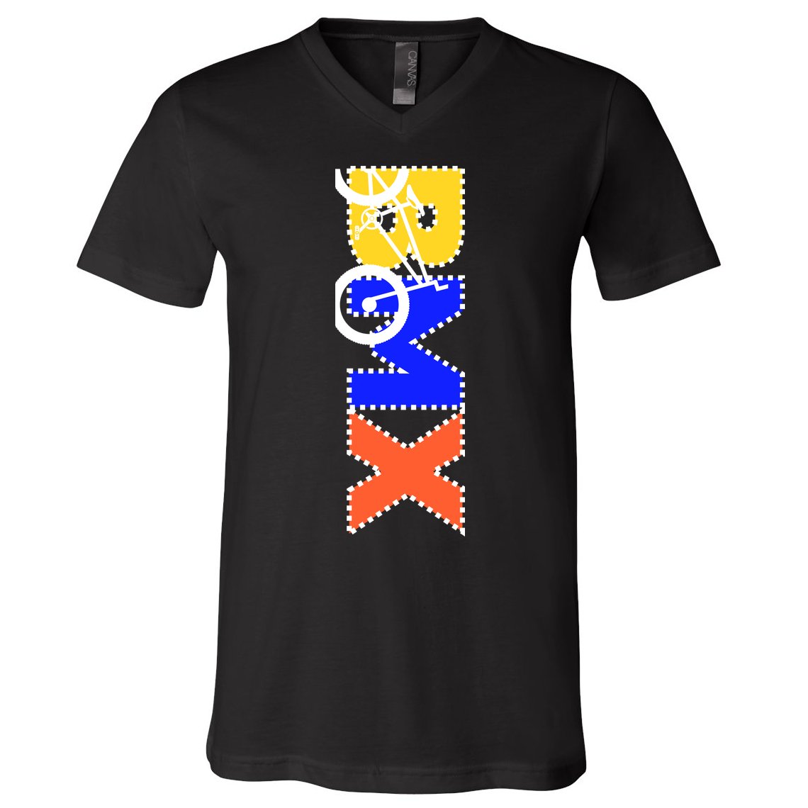 BMX Bike V-Neck T-Shirt