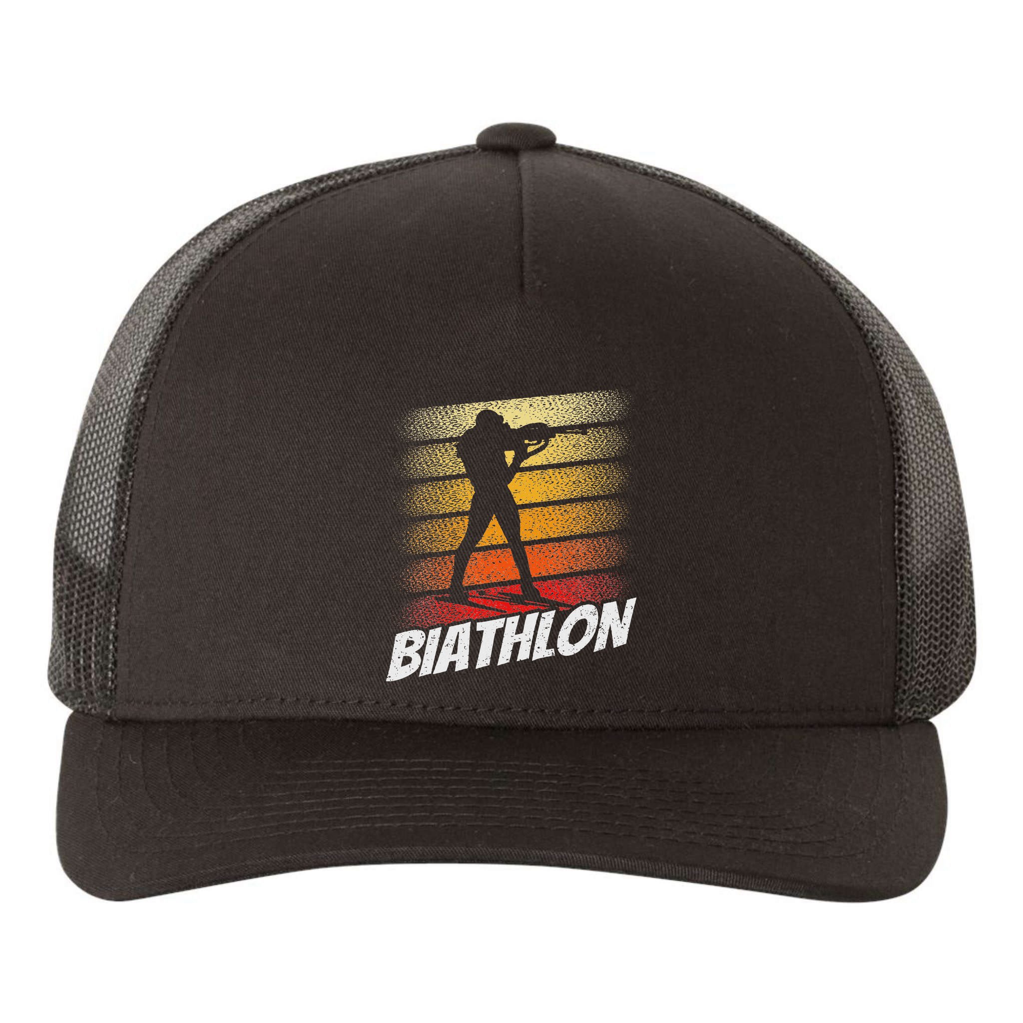 Biathlon Biathlete Biathlons Sports Yupoong Adult 5-Panel Trucker Hat