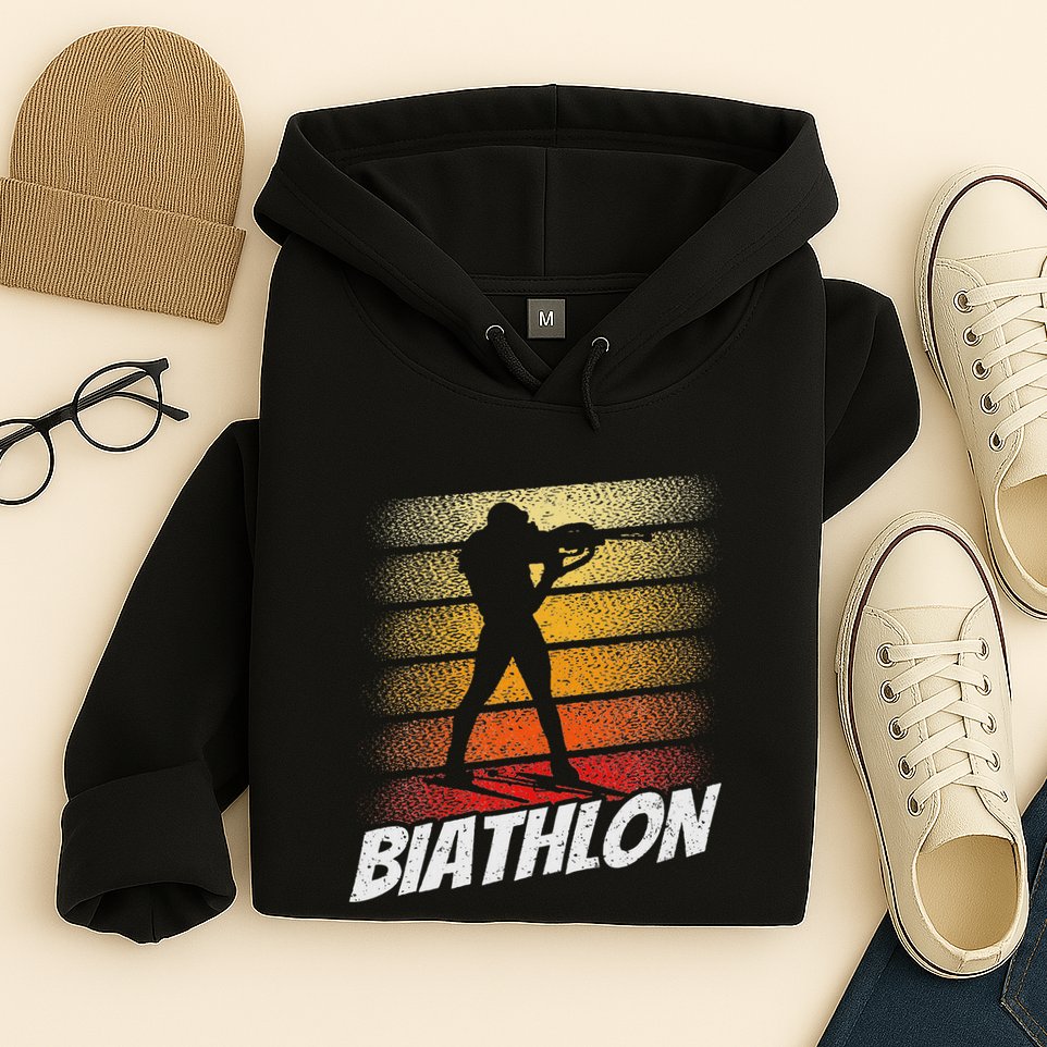 Biathlon Biathlete Biathlons Sports Hoodie