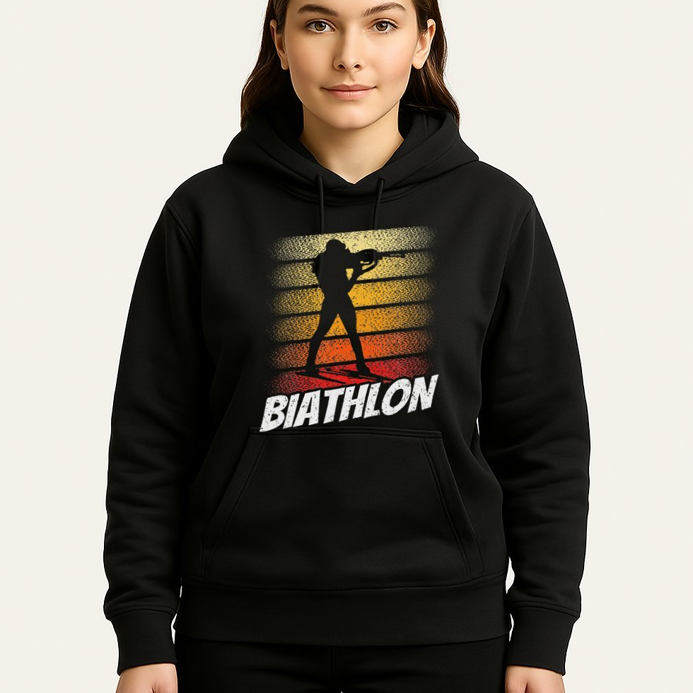 Biathlon Biathlete Biathlons Sports Hoodie