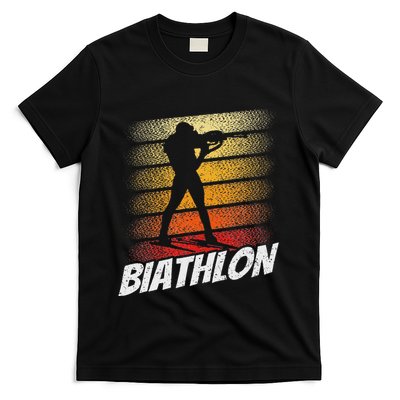 Biathlon Biathlete Biathlons Sports T-Shirt