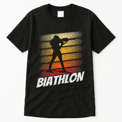 Biathlon Biathlete Biathlons Sports Tall T-Shirt