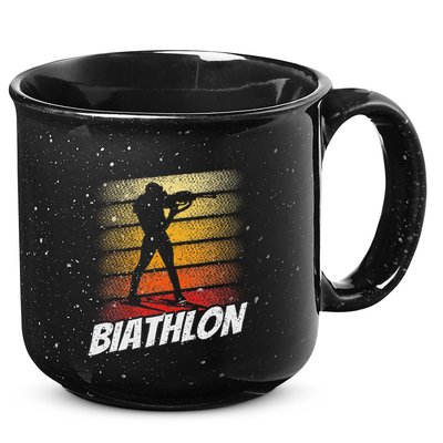 Biathlon Biathlete Biathlons Sports 15oz Campfire Ceramic Mug