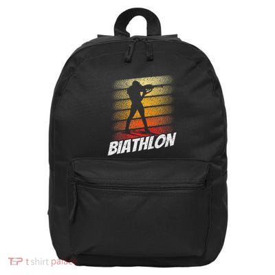 Biathlon Biathlete Biathlons Sports 16 in Basic Backpack