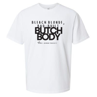 Bleach Blond Bad Built Butch Body Sueded Cloud Jersey T-Shirt