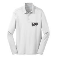 Bleach Blond Bad Built Butch Body Silk Touch Performance Long Sleeve Polo