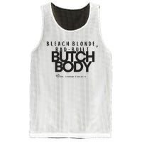 Bleach Blond Bad Built Butch Body Mesh Reversible Basketball Jersey Tank