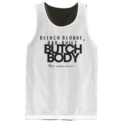 Bleach Blond Bad Built Butch Body Mesh Reversible Basketball Jersey Tank