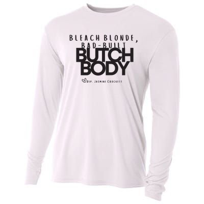 Bleach Blond Bad Built Butch Body Cooling Performance Long Sleeve Crew