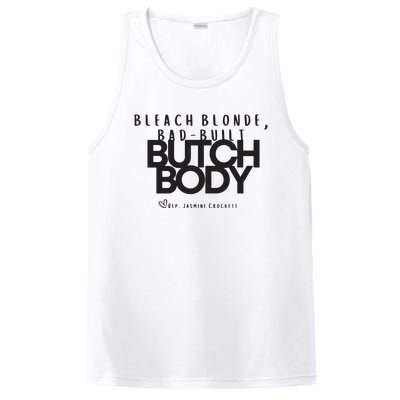 Bleach Blond Bad Built Butch Body PosiCharge Competitor Tank