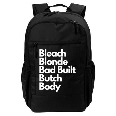 Bleach Blond Bad Built Butch Body Daily Commute Backpack