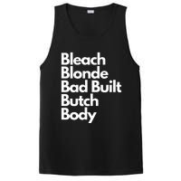 Bleach Blond Bad Built Butch Body PosiCharge Competitor Tank