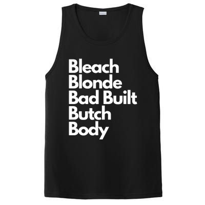 Bleach Blond Bad Built Butch Body PosiCharge Competitor Tank