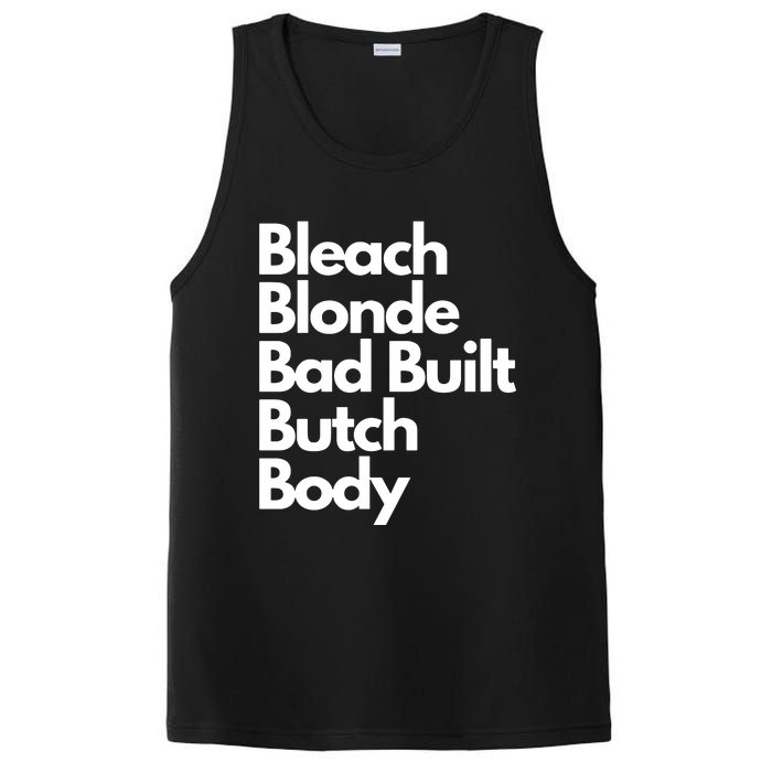 Bleach Blond Bad Built Butch Body PosiCharge Competitor Tank