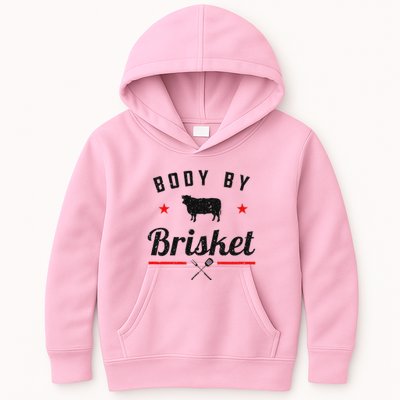 Bbq Body By Brisket Grilling Or Smoking Meat Kids Hoodie