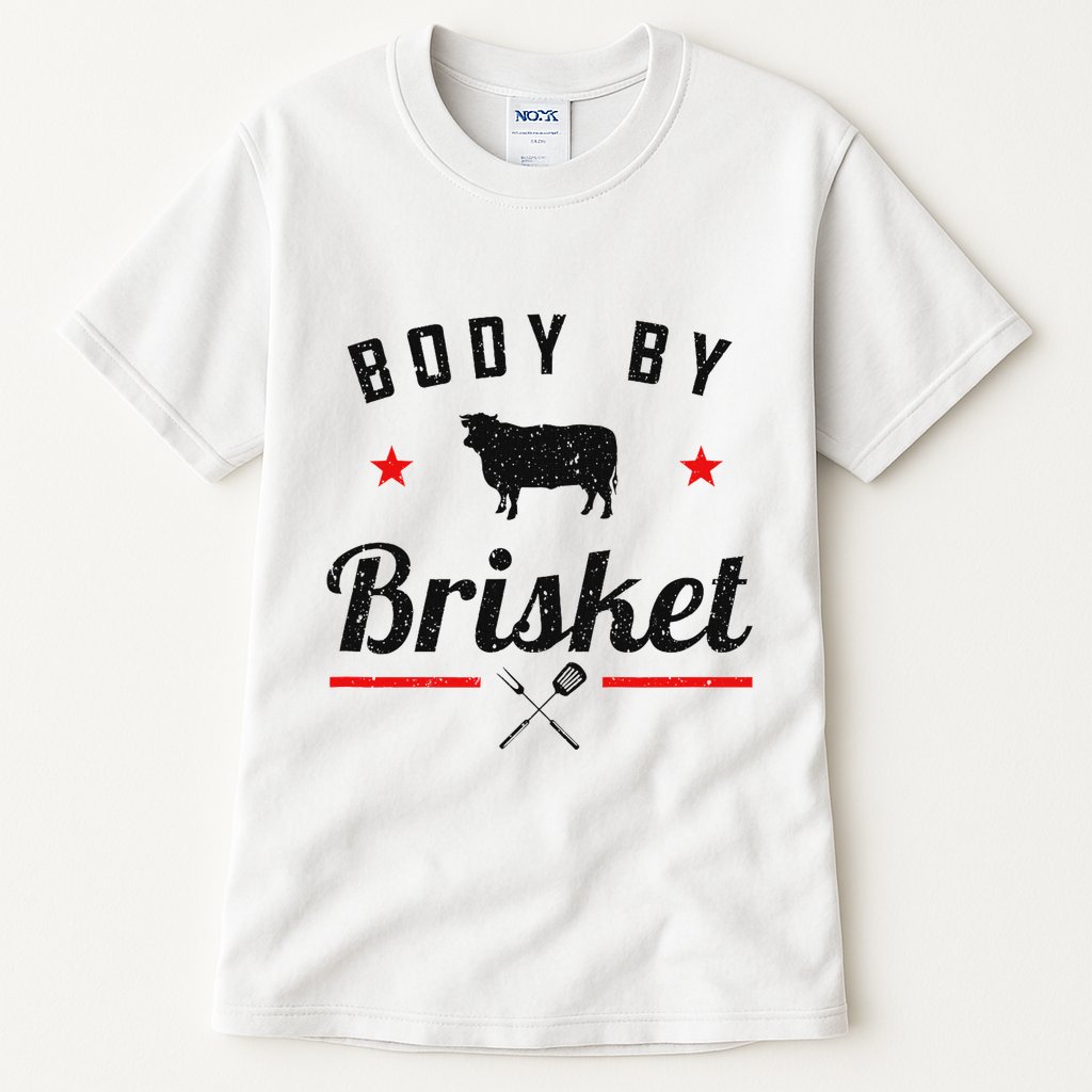 Bbq Body By Brisket Grilling Or Smoking Meat Tall T-Shirt