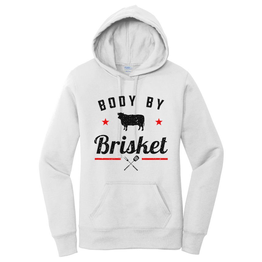 Bbq Body By Brisket Grilling Or Smoking Meat Women's Pullover Hoodie