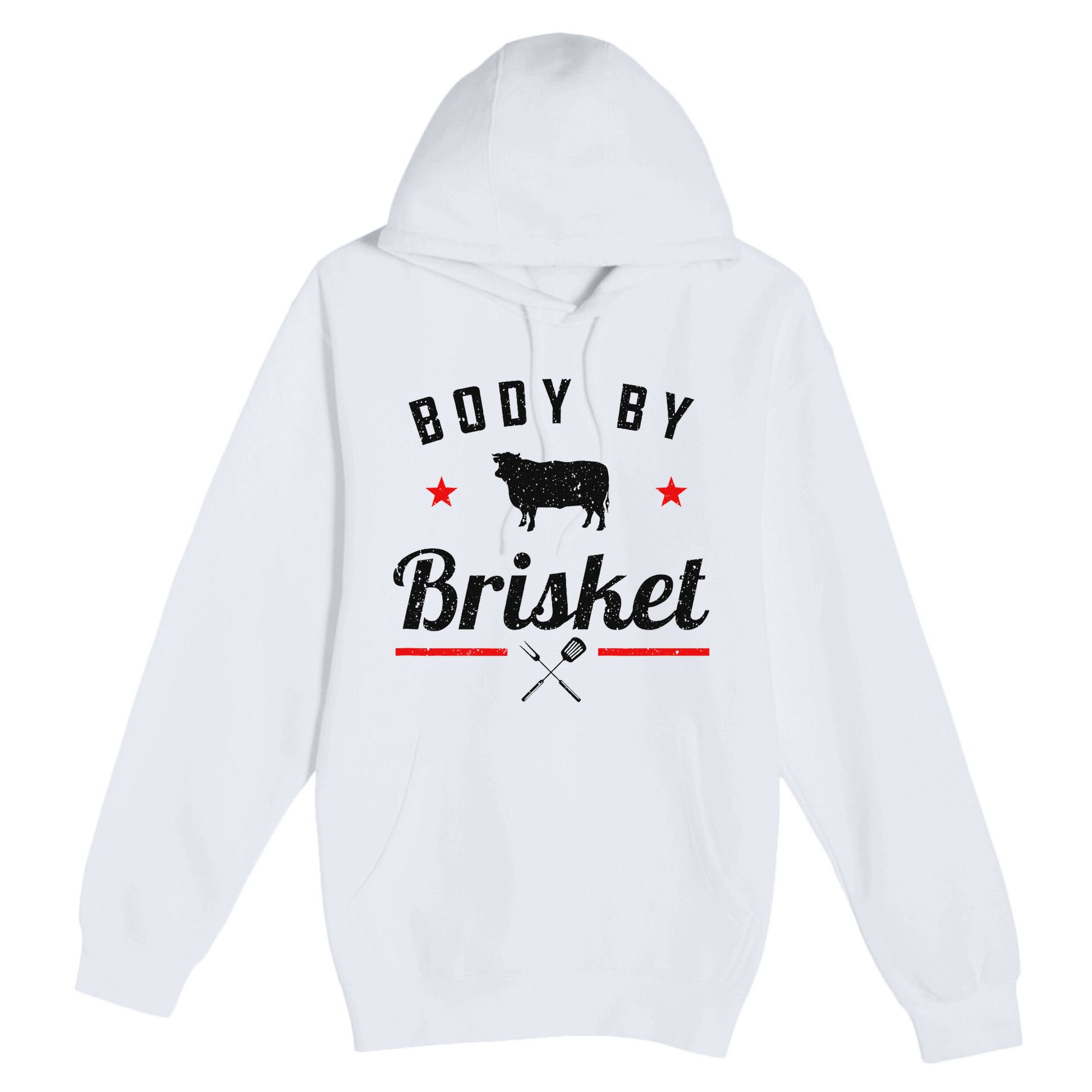 Bbq Body By Brisket Grilling Or Smoking Meat Premium Pullover Hoodie