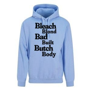 Bleach Blond Bad Built Butch Body Unisex Surf Hoodie