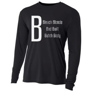 Bleach Blonde Bad Built Butch Body Cooling Performance Long Sleeve Crew