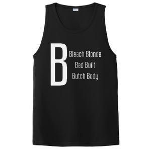 Bleach Blonde Bad Built Butch Body PosiCharge Competitor Tank