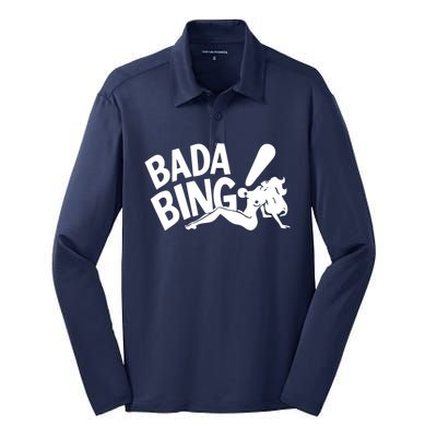 Bada Bing Silk Touch Performance Long Sleeve Polo