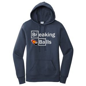 Breaking Balls Billiard Player Pool Snooker 8 Ball Funny Cute Gift Women's Pullover Hoodie