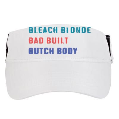 Bleach Blonde Bad Built Butch Bod Adult Drive Performance Visor