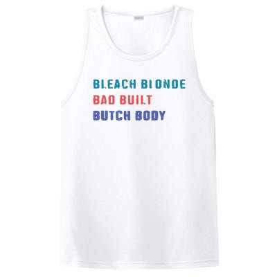 Bleach Blonde Bad Built Butch Bod PosiCharge Competitor Tank