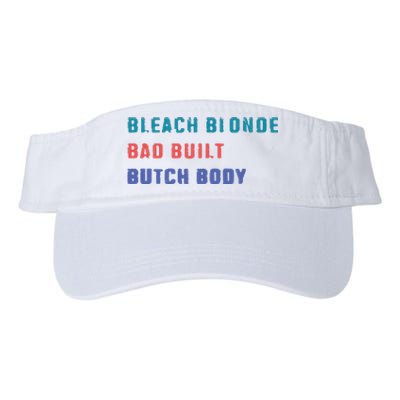 Bleach Blonde Bad Built Butch Bod Valucap Bio-Washed Visor