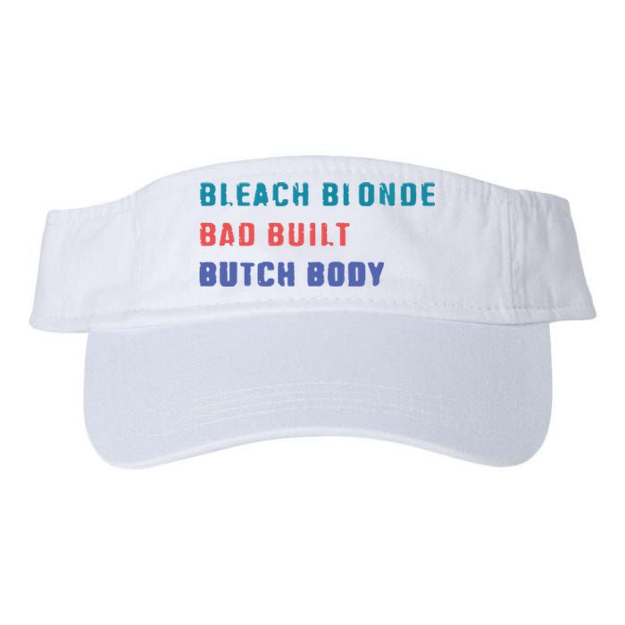 Bleach Blonde Bad Built Butch Bod Valucap Bio-Washed Visor